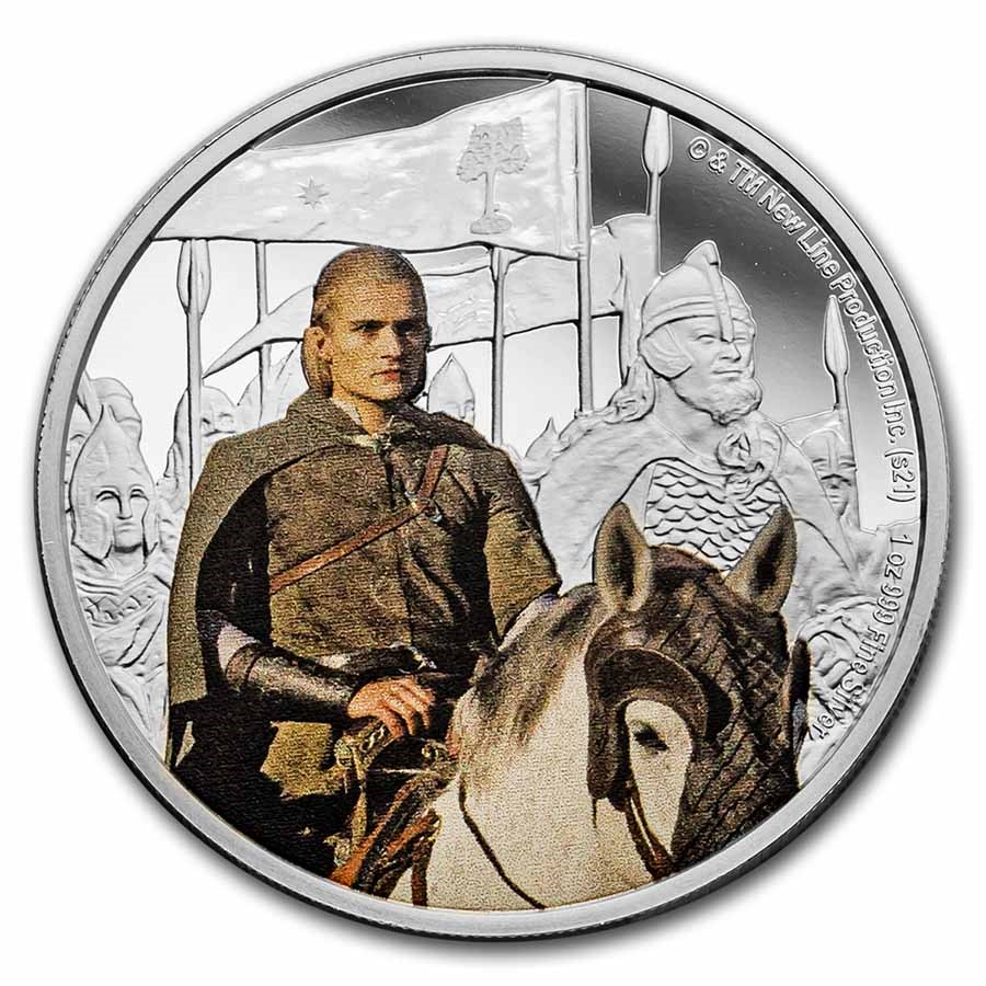 2021 Niue 1 oz Silver Coin $2 The Lord of the Rings: Legolas