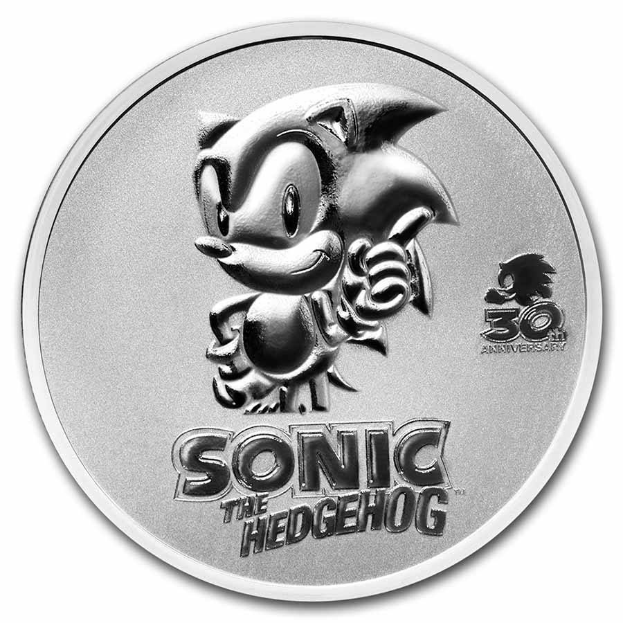 Buy 2021 NU 1 oz Ag Sonic the Hedgehog 30th Anniv BU APMEX