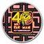 2021 Niue Colorized 1 oz Ag $2 Ms.PAC-MAN™ 40th Anniversary BU