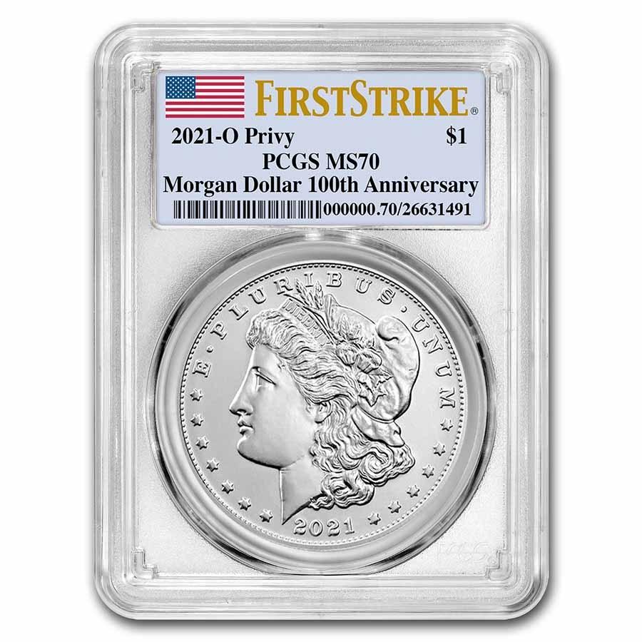 2021-(O) Silver Morgan Dollar MS-70 PCGS (FirstStrike®)