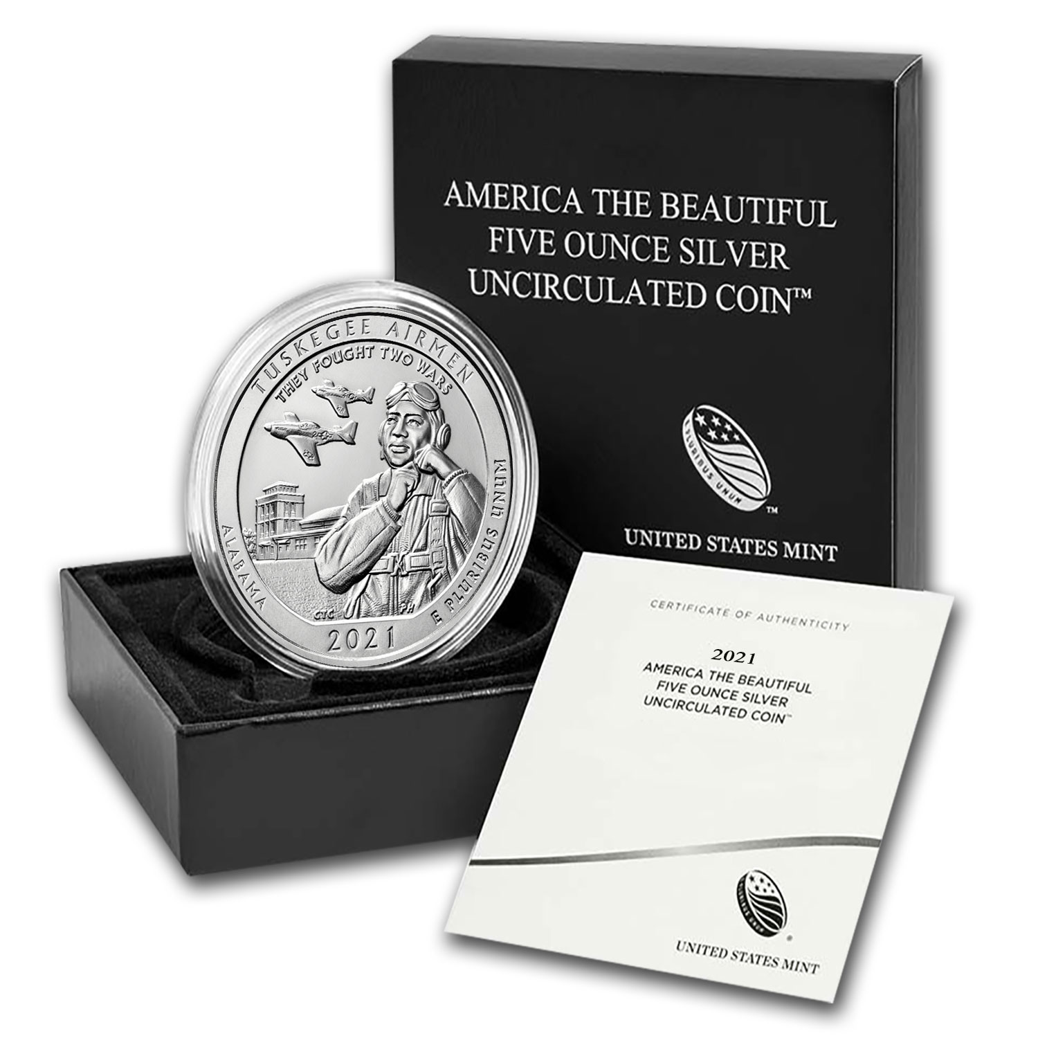 America the Beautiful (ATB) 5 oz Silver Quarter Coins | APMEX