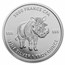 2021 Republic of Chad 1 oz Silver Mandala Warthog BU