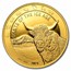 2021 Republic of Ghana 1 oz Gold Aurochs Proof