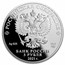 2021 Russia 1 oz Silver 3 Rubles 650th Anniversary of Kaluga