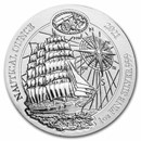 2021 Rwanda 1 oz Silver Nautical Ounce Sedov BU