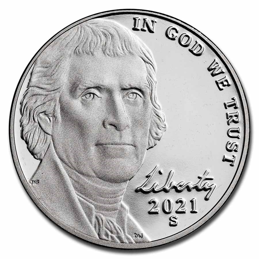 Buy 2021-S Jefferson Nickel Proof | APMEX