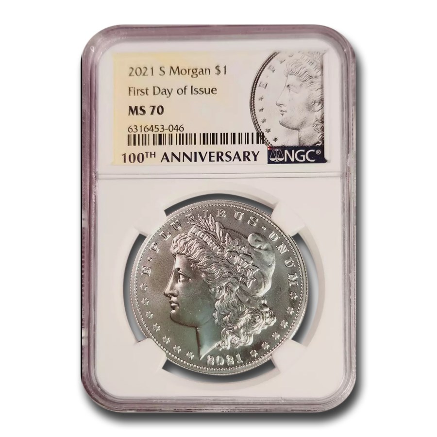 2021-S Silver Morgan Dollar MS-70 NGC (FDI)