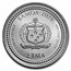2021 Samoa 1 oz Silver 2 Tala Alpha & Omega (Rhodium)