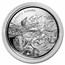 2021 Samoa 1 oz Silver 2 Tala Pacific Mermaid BU