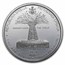 2021 Serbia 1 oz Proof Silver Tesla: Free Energy (Off-Quality)