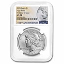 2021 Silver Peace Dollar MS-70 NGC (FDI)