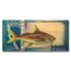 2021 Tanzania 1/1000 oz Gold Foil Note Catfish MS-70* PMG