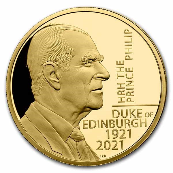 2021 The Prince Philip, Duke of Edinburgh 5 oz Gold Proof