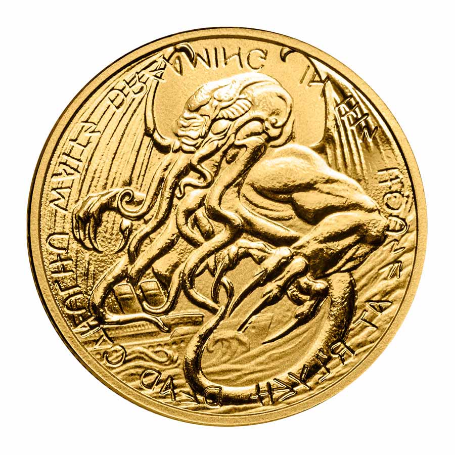 Buy 2021 Tokelau 1 oz Gold 100 The Great Old One Cthulhu Coin