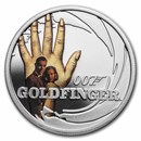 2021 Tuvalu 1/2 oz Silver 007 James Bond Movie: Goldfinger