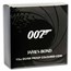 2021 Tuvalu 1/2 oz Silver 007 James Bond Movie Moonraker