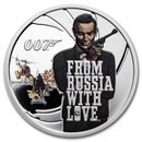 2021 Tuvalu 1/2 oz Silver 007 James Bond Movie: Russia With Love