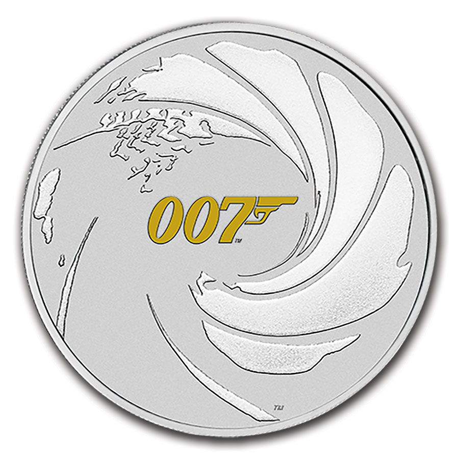 Buy 2021 Tuvalu 1 oz Silver James Bond 007 BU | APMEX