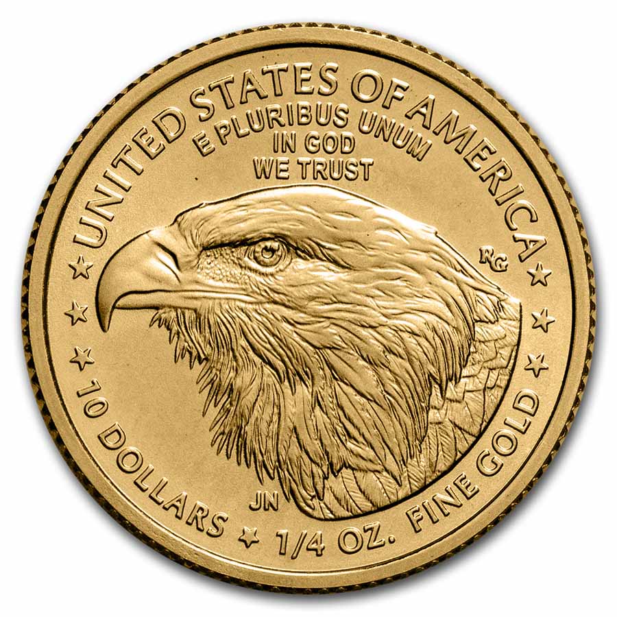 Buy 2021-W 1/4 Oz American Gold Eagle BU (Unfinished Proof Dies) | APMEX