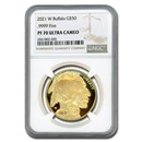 2021-W 1 oz Proof Gold Buffalo PF-70 NGC