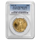 2021-W 1 oz Proof Gold Eagle (Type 2) PR-70 PCGS