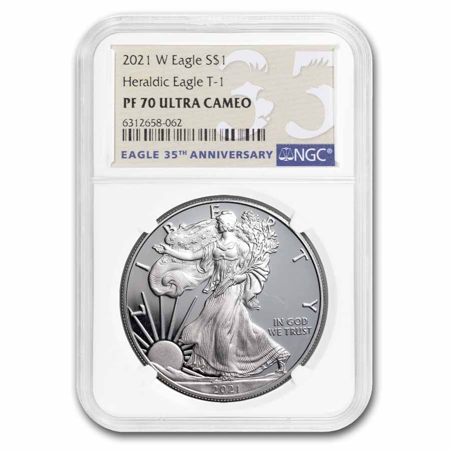 2021-W American Silver Eagle (Type 1) PF-70 NGC