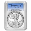 2021-W American Silver Eagle (Type 2) PR-69 PCGS