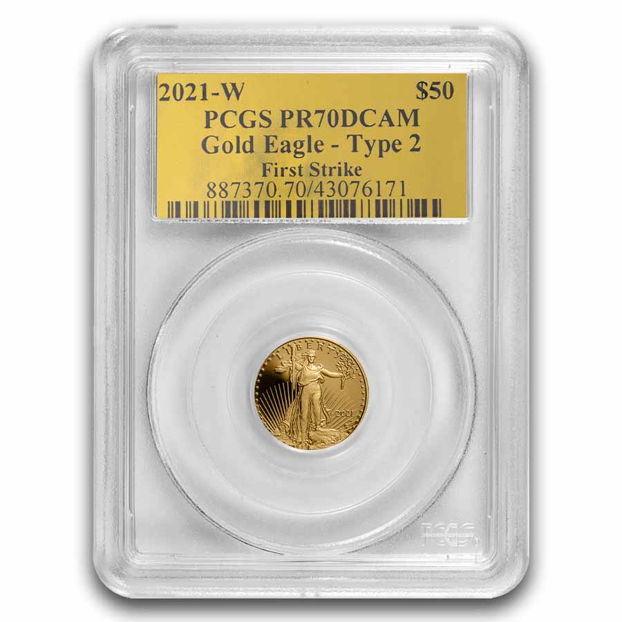 アンティークコイン 金貨 2021-W Proof Gold Eagle Set (Type 2) PCGS