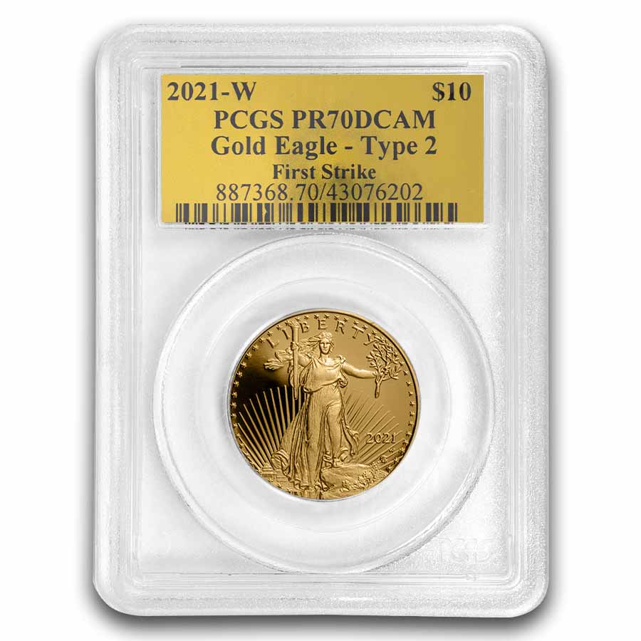 アンティークコイン 金貨 2021-W Proof Gold Eagle Set (Type 2) PCGS