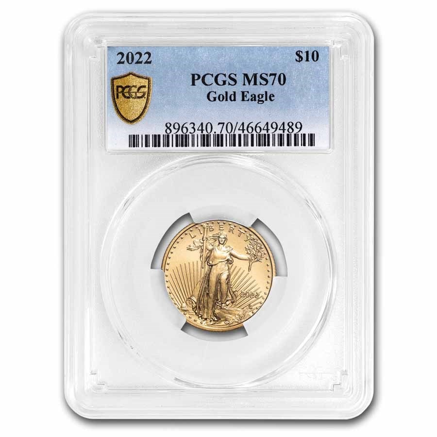 2022 1/4 oz American Gold Eagle MS-70 PCGS