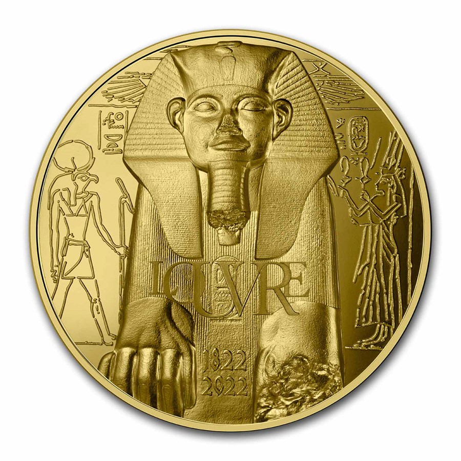 2022 1 Kilo Proof Gold €5000 Excellence Series (Louvre)