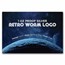 2022 1 oz Silver NASA Retro Worm Logo Proof (w/Case & COA)