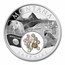 2022 1 oz Silver Treasures of the U.S. Montana Sapphire (Box/COA)