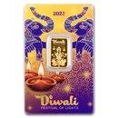 2022 5 gram Gold Bar - PAMP Suisse Diwali Lakshmi