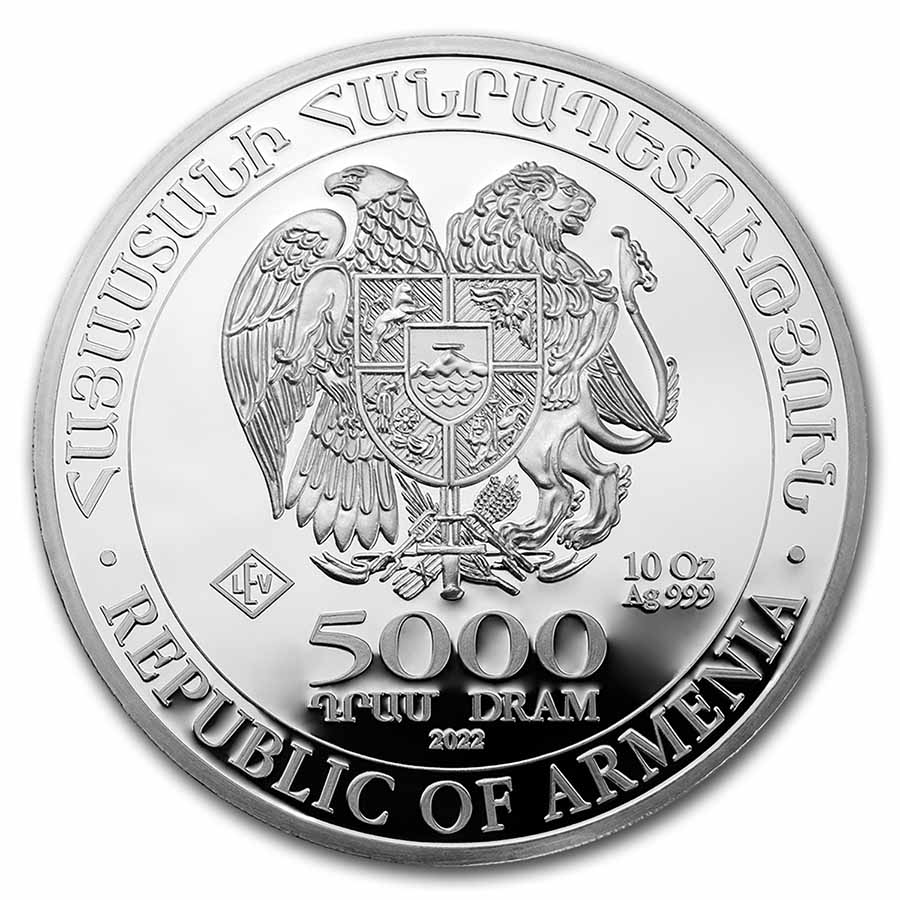 Armenian Noah's Ark Silver Coins (1/4 oz - 5 kilo) | APMEX