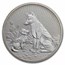 2022 AUS 2 oz Silver Dingo The Next Generation Piedfort Abrasions