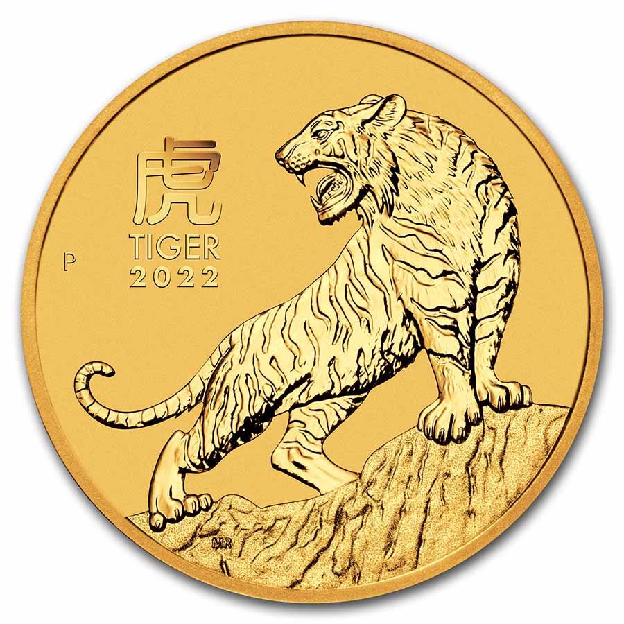 Buy 2022-P Australia 1/20 oz Gold Lunar Tiger BU (Series III) | APMEX