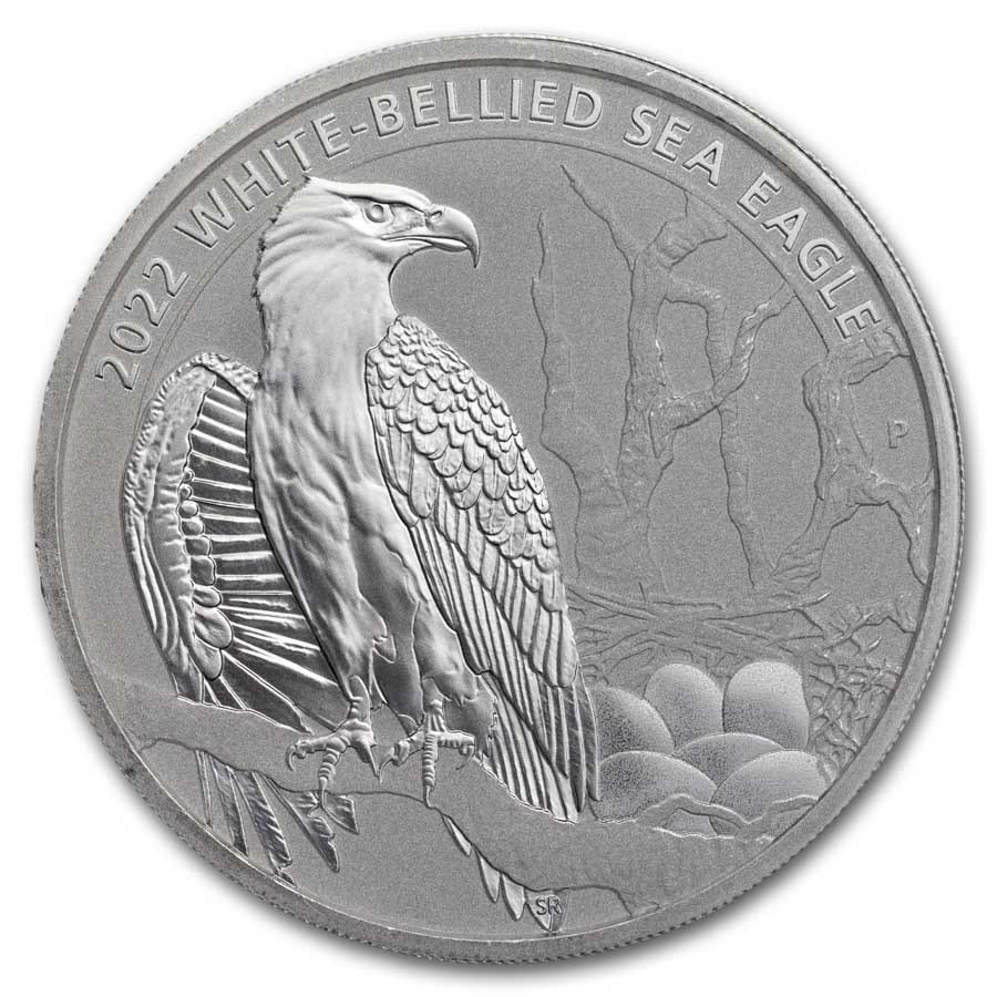 2022 Australia 1.5 oz Silver White Bellied Eagle Coin BU