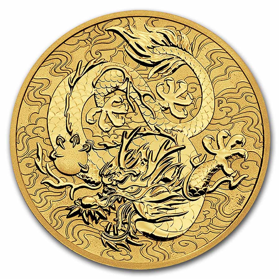 Buy 2022 Perth 1 oz Gold Chinese Myths Dragon Coin | APMEX