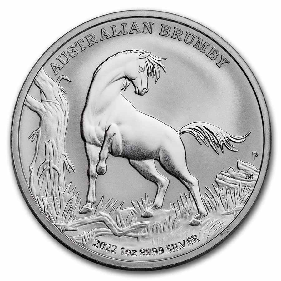 2022 Australia 1 oz Silver Australian Brumby BU