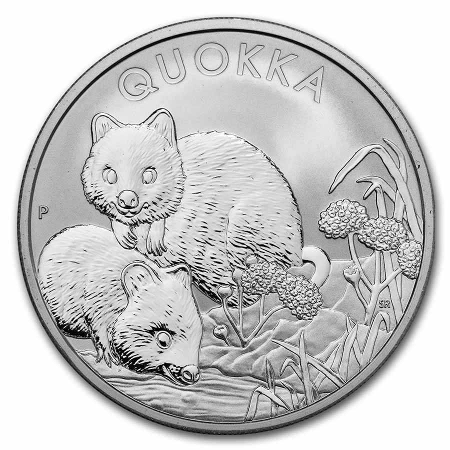 2022 Australia 1 oz Silver Australian Quokka BU