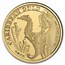 2022 Barbados 1 oz Gold Caribbean Seahorse BU