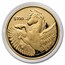 2022 BVI 1 oz Gold Pegasus Reverse Cameo BU