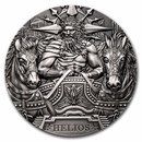 2022 Cook Islands 3 oz Silver Gods of the World: Helios