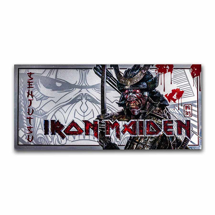 Buy 2022 Cook Islands 5 gram Silver Note Iron Maiden Senjutsu