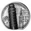 2022 Cook Islands 5 oz Silver Leaning Tower of Pisa (No Box)