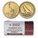 2022-D American Innovation $1 Reliance Yacht (25-Coin Roll)