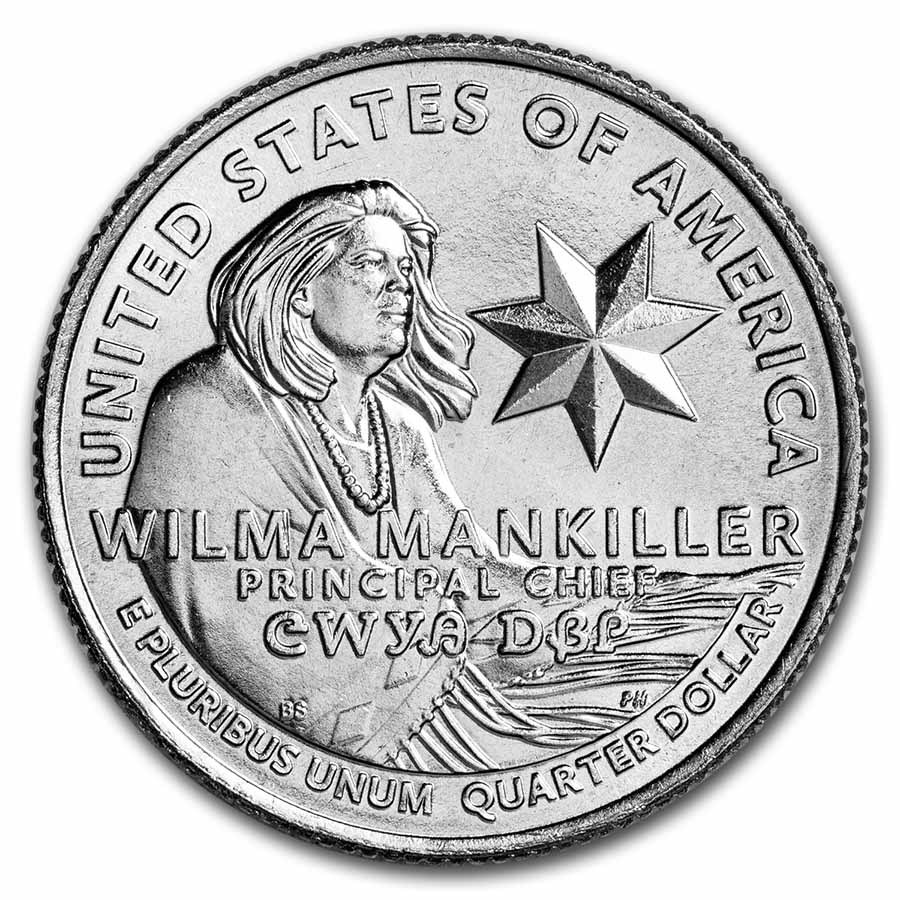 2022-D Wilma Mankiller Women's Quarter BU