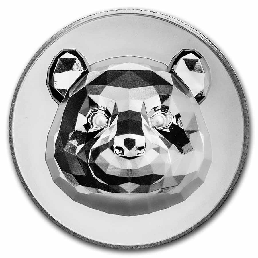 2022 Fiji 1 oz Silver Ultra High Relief 3D Panda