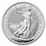 2022 GB 1 oz Silver Britannia (25-Coin MintDirect® Tube)